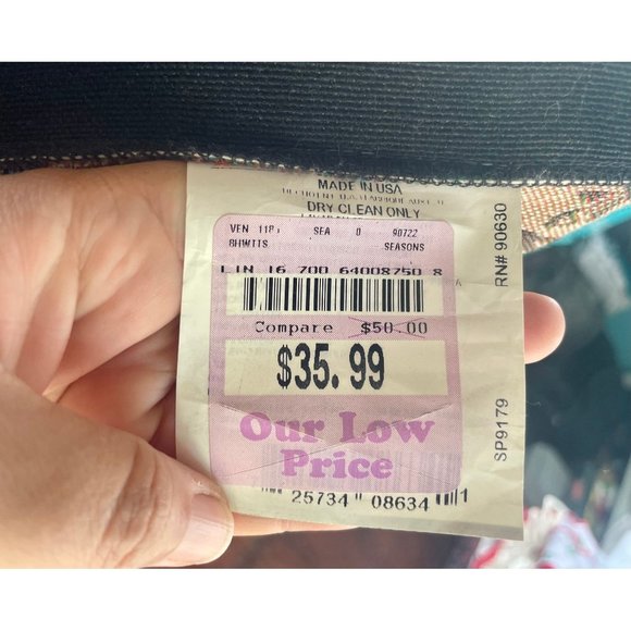 Vintage Woven Tapestry of Seasons Months of the Year & Holidays with Hanging woo - Picture 10 of 10